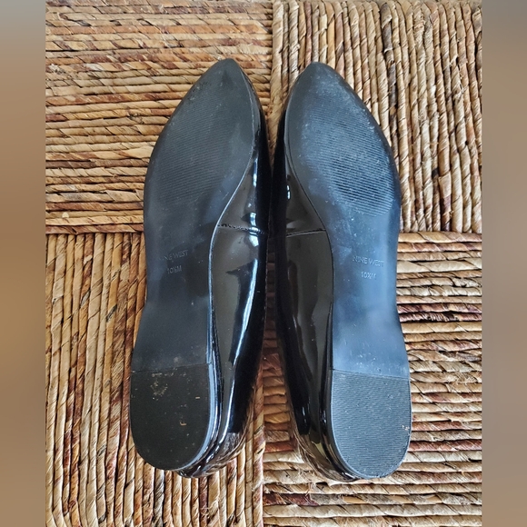 EUC Nine West Patent Flats 10.5 - Picture 5 of 5